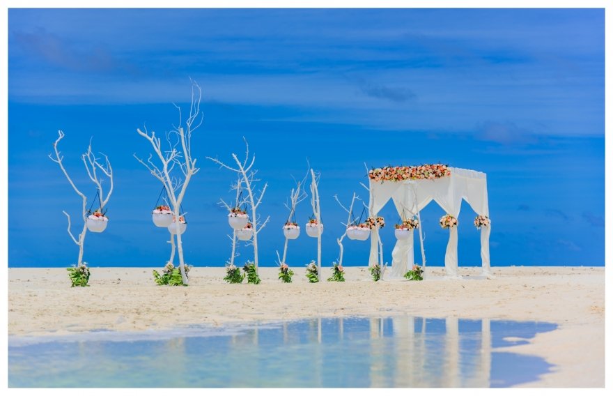 Sandbank wedding